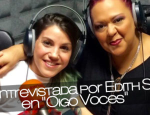 Angy entrevistada por Edith Salazar en "Oigo Voces"